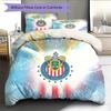 Chivas CD Guadalajara Pattern Bedding Quilt Set  Home Decoration  Gift (1 * duvet cover + 2 * pillowcase  without core)