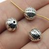 10pcs Spacers Beads Small Hole Beads For Jewelry Making Antique Silver Color DIY Crafts Making Findings Handmade Jewelry
