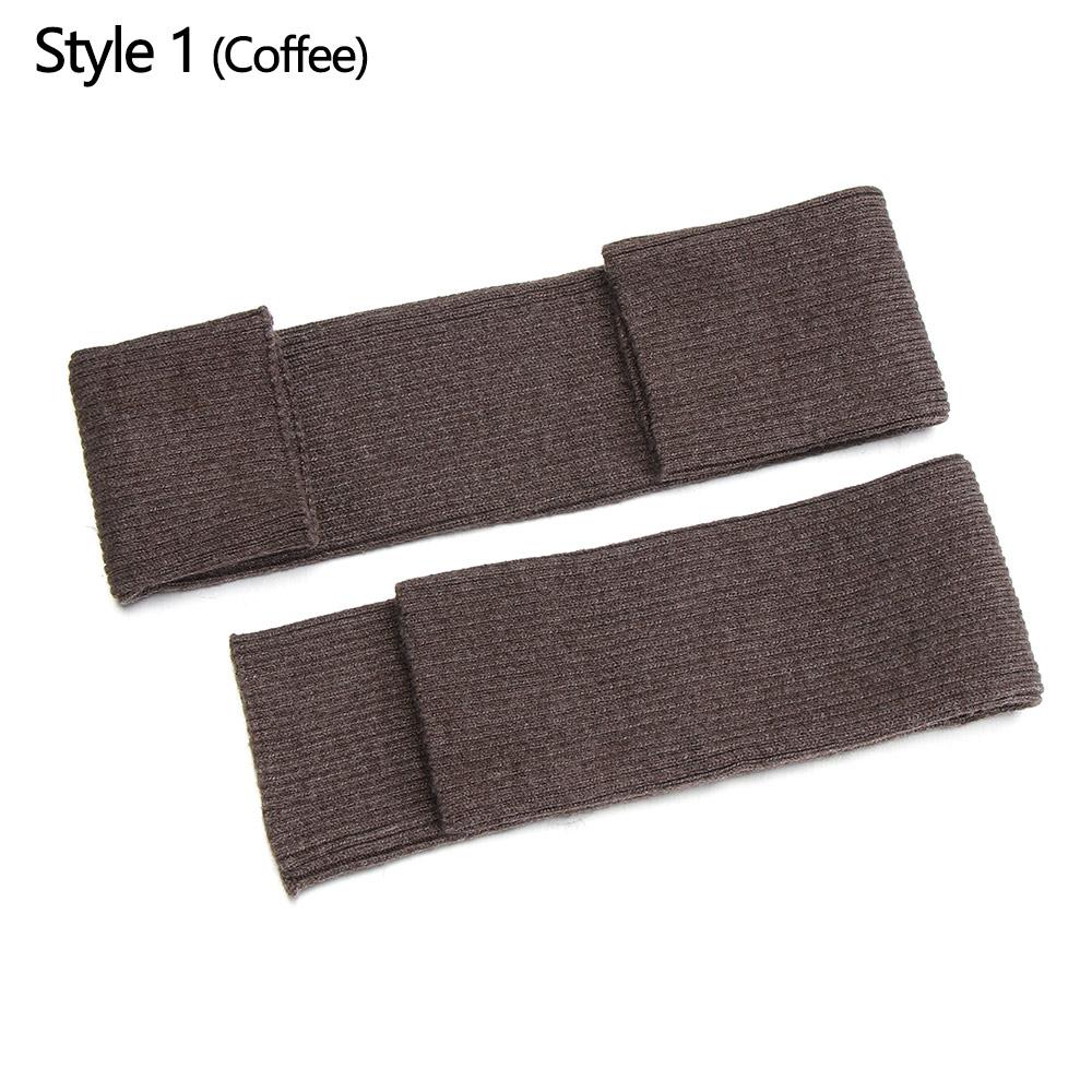 Women Winter Arm Warmers False Sleeves Long Gloves Cashmere Blend Knitted Arm Sleeve Mittens