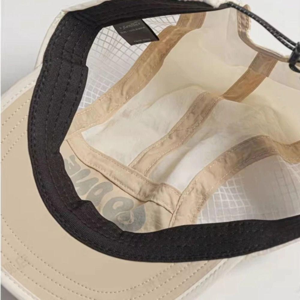 Sun Protection Breathable Hat Retro 5-panel Mesh Running Caps  Men and Women