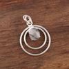 Black Rutile Pendant, 925 Solid Sterling Silver Gemstone Jewelry, Handmade Pendant, For Thanksgiving