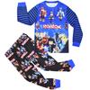 Games, Digital Printing, Middle-Aged And Older Children'S Loungewear Set, Long-Sleeved Two-Piece Pajamas 6087