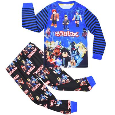 Games, Digital Printing, Middle-Aged And Older Children'S Loungewear Set, Long-Sleeved Two-Piece Pajamas 6087