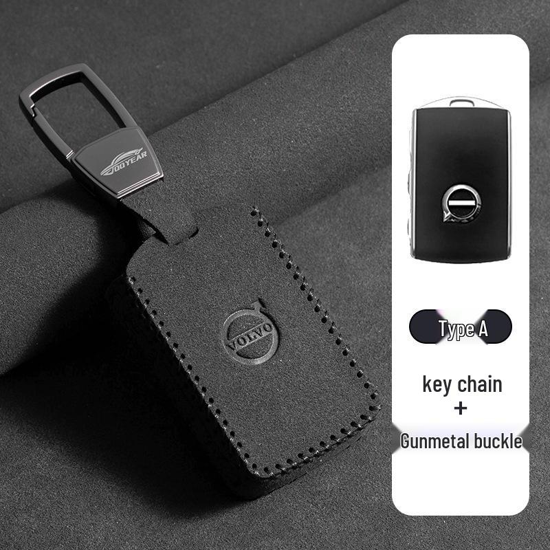 Volvo XC60/S90/XC40/XC90 Key Cover for Men & Women – Premium Case with Buckle & High-end Rope