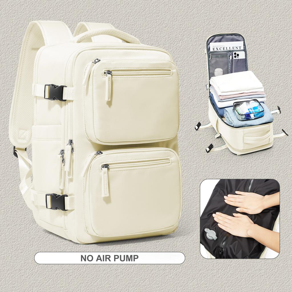 Backpack Ryanair 40x20x25, Vacuum Compression Backpack, Hiking Vacuum Travel Backpack for Men Women, Multi-Functional Laptop Bag