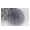 NORTHWOOD Winter Warm Baby Fur Ball Knitted Hat Cute Boys Girls Cold-proof Woolen Knitted Beanies Hat Soft Children's Hat
