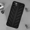 Tire Tread Pattern Phone Case For iPhone 16 15 14 13 11 12 Pro Max 13 12 mini XR 15 16 Plus 16e Cover Funda