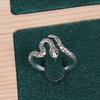 Korean Simple Metal Female Trendy Snake-shaped Index Finger Light Luxury Niche Design Jewelry Ring