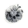 Feather Elegant Hair Drop Fascinator Hat Mesh Ribbons Headress New Fascinator Caps  Bridal Wedding
