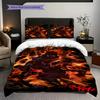 Green Monster Set Threepiece Set 1 Duvet Cover 2 Pillowcase Without Core Christmas Birthday Gift Soft And Comfortable Bedding Set Bedding