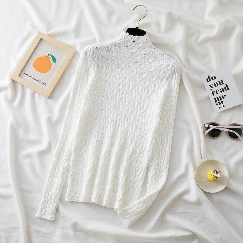 Kašmírový rolák Dámské svetry Pulovr Podzim Zima Nový Hřejivý svetr Slim Top Vlněný Pletený svetr Svetr Měkký Pulovr Femme