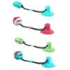 Suction Cup Dog Rope Ball Indestructible Pet Training Toy Dog Chew Toys  For Dogs Puppy