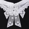 Black White False Collar Lace Floral Decoration Collar Fashion Fake Collar  Women Girls