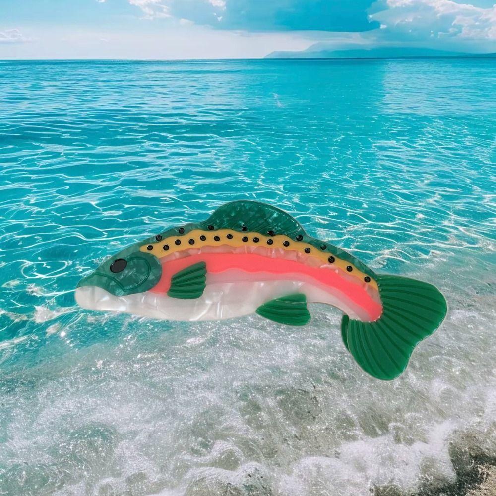 Cute Small Fish Hair Claw Creative Geometry Shark Clip Sweet Ocean Animal Hair Clip Vacation