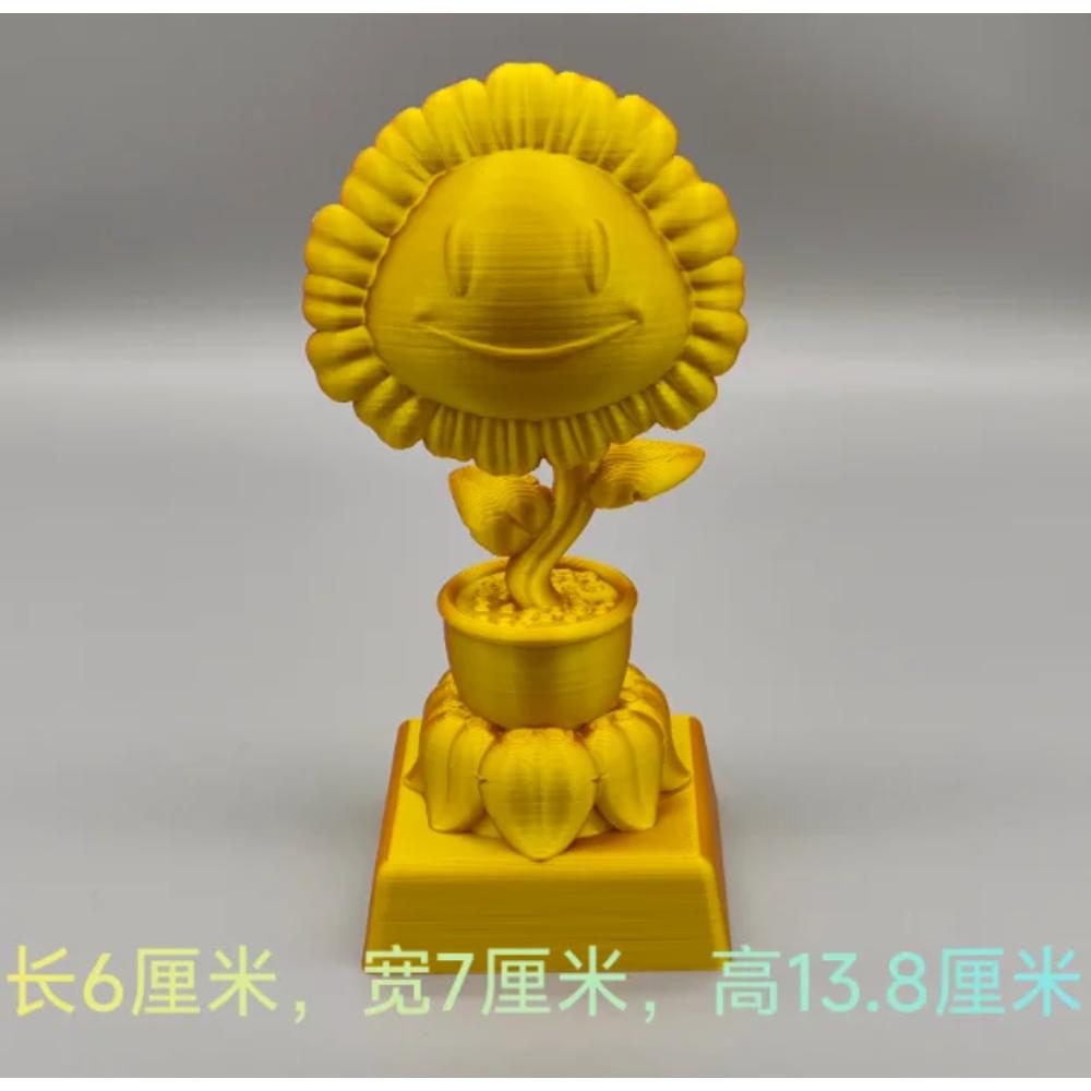 3D-gedrucktes Kinderspielzeug Zombie-Erbsen Nüsse Sonnenblumen Schützen Kakteen Pflanzen Schreibtischornamente Modelle Spielzubehör Geschenke DIY