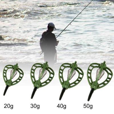 MUQZI Sports Accessory 20/30/40/50g Carp Fish Feeder Outdoor Fishing Bait Cage Tackle Tool Accessories