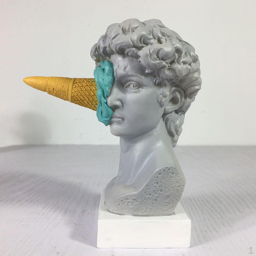 Бюст Греческая Статуя Декор Скульптура Фигурка Sea salt ice cream