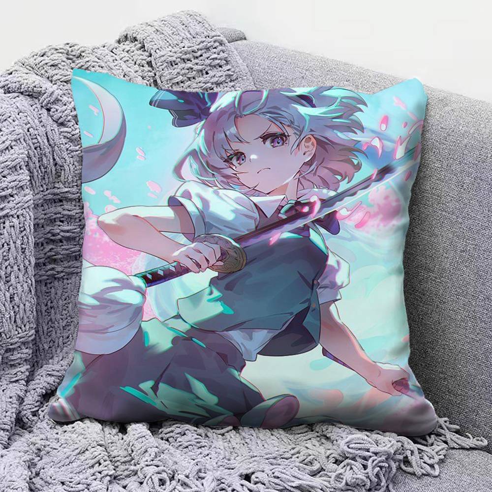 Youmu Konpaku Touhou Project Home Sofa Cushion Covers and Aecorative Custom Pillow Covers