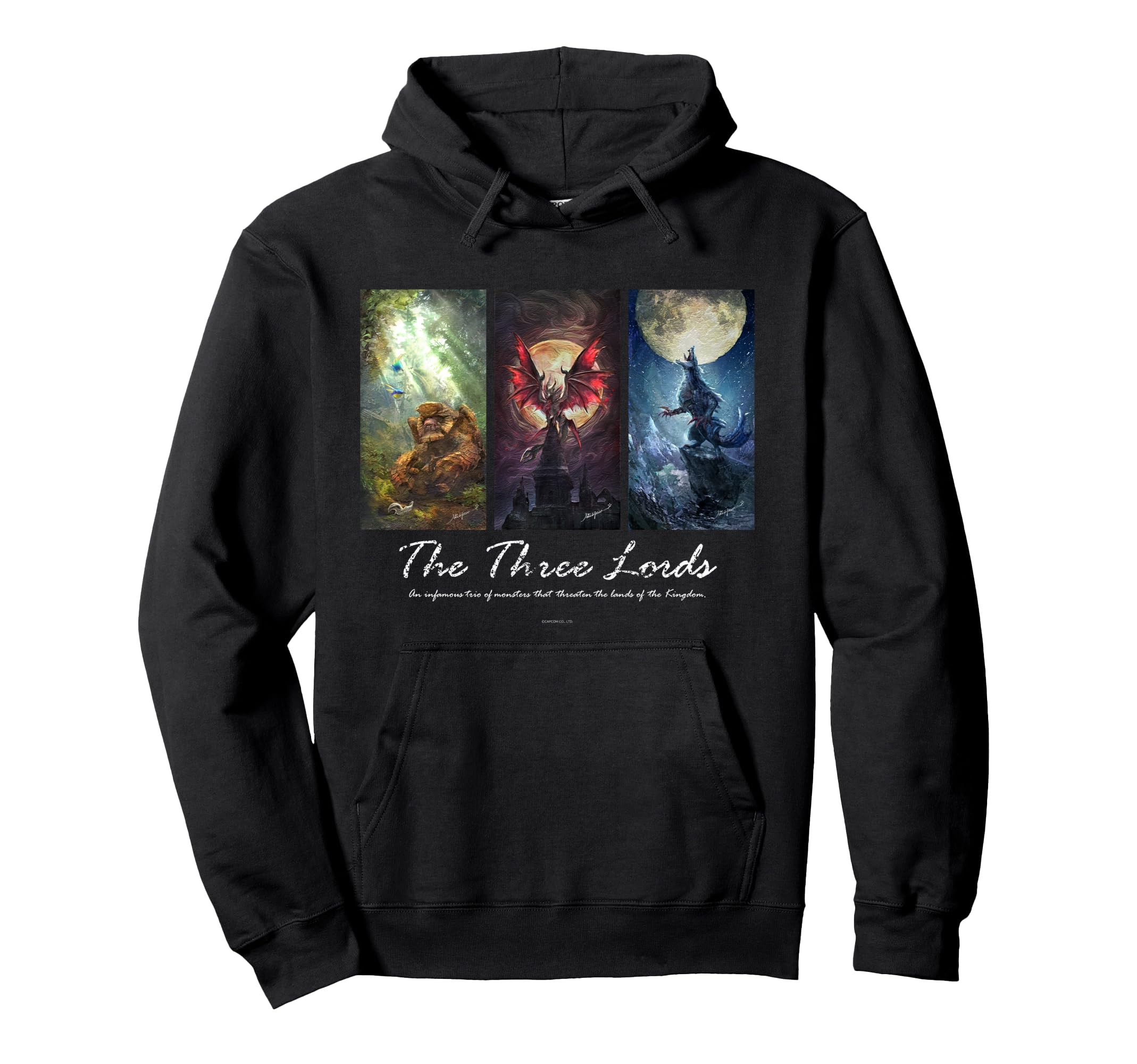 

Monster Hunter Sunbreak Three Dukes of the Royal Realm Hoodie Rise чёрный