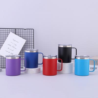 Handle Cup Double-layer Insulated Office Coffee Mug Stainless Steel Insulated Cup