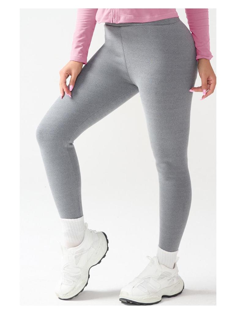 Women's High Waist Thermal Fleece Yoga Pants for Autumn and Winter - Hip Lift & Base Layer Fitness Leggings