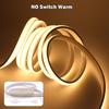 Dim Edilebilir Neon COB LED Şerit 220V Dimmer Anahtar Güç Kiti Süper Parlak 288LED/m Su Geçirmez Neon Doğrusal Aydınlatma 3000K 4000K 6000K