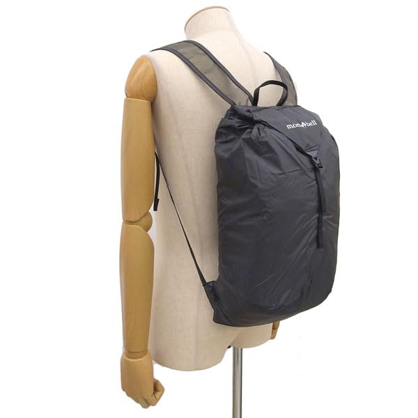 Montbell Versalite Pack 15, 1133321, A4 Compatible, Dark Gray Nylon Backpack for Men and Women