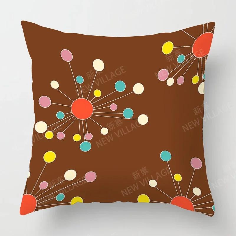 Nordic Fall Home Decor Autumn Throw Pillow Case Sofa Cushion Cover Modern 45x45cm 45*45 50x50 60x60cm 40*40 40x40 Geometry 60*60