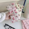 Fashion Pink Butterfly Heart Small Glasses Bag Bear and Strawberry Flower Pencil Pouch Sweet Cute Women Makeup Bag Gifts