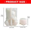 French Bulldog Silicone Mould For Casting Perfect For Making Unique Candle Holders And Flower Pots
