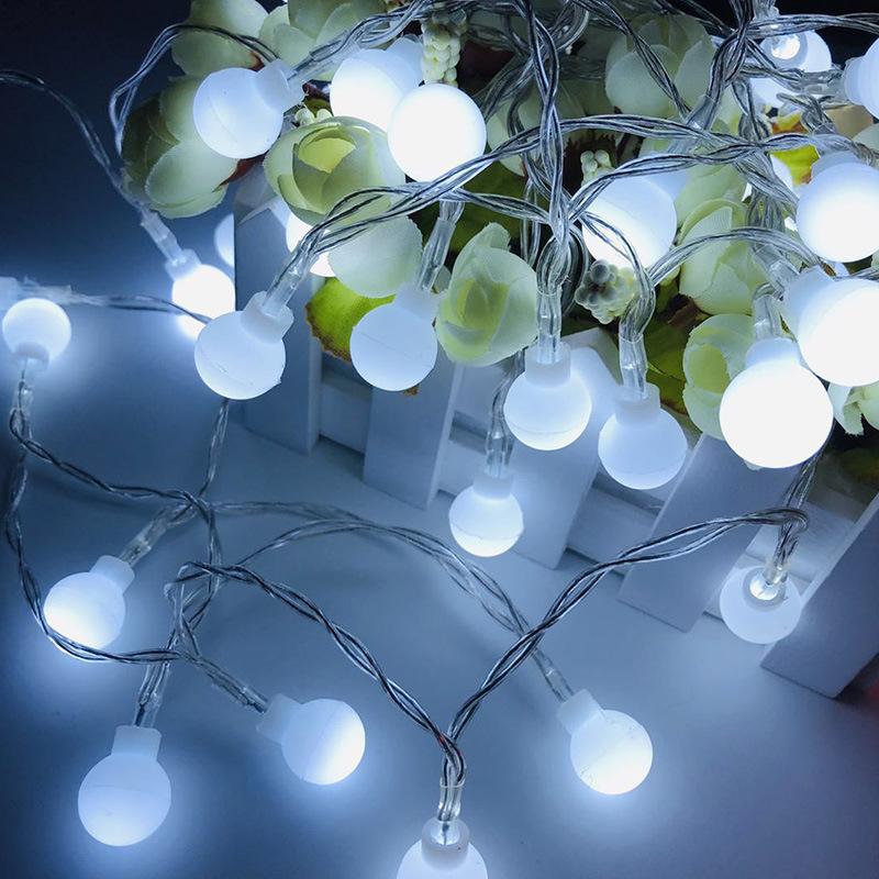 10M 6M 3M 1.5M Battery Power Ball LED String Lights Garland Lights Outdoor Lamp Wedding Garden Fairy Lights Christmas Decoration