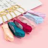 Cute Satin Ballet Shoe Keychain Handcrafted Pointe Shoe Charm Bag Pendant