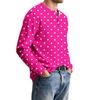 Men's Long Sleeve Crewneck T-Shirt Ribbed Knit Casual Top for Everyday Wear and Layering