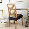 PU Leather Waterproof Seat Protectors Square Shape Elastic Chair Slipcover  Kitchen Use