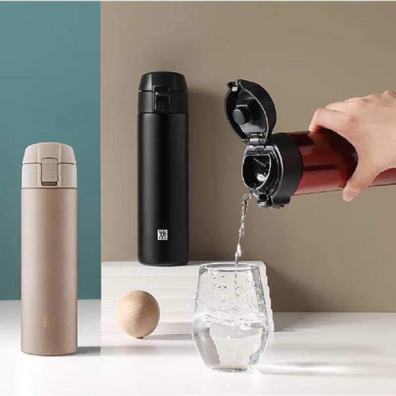 ZWILLING ZW-BP100 450ml 304 Stainless Steel Pop-up Lid Vacuum Thermos