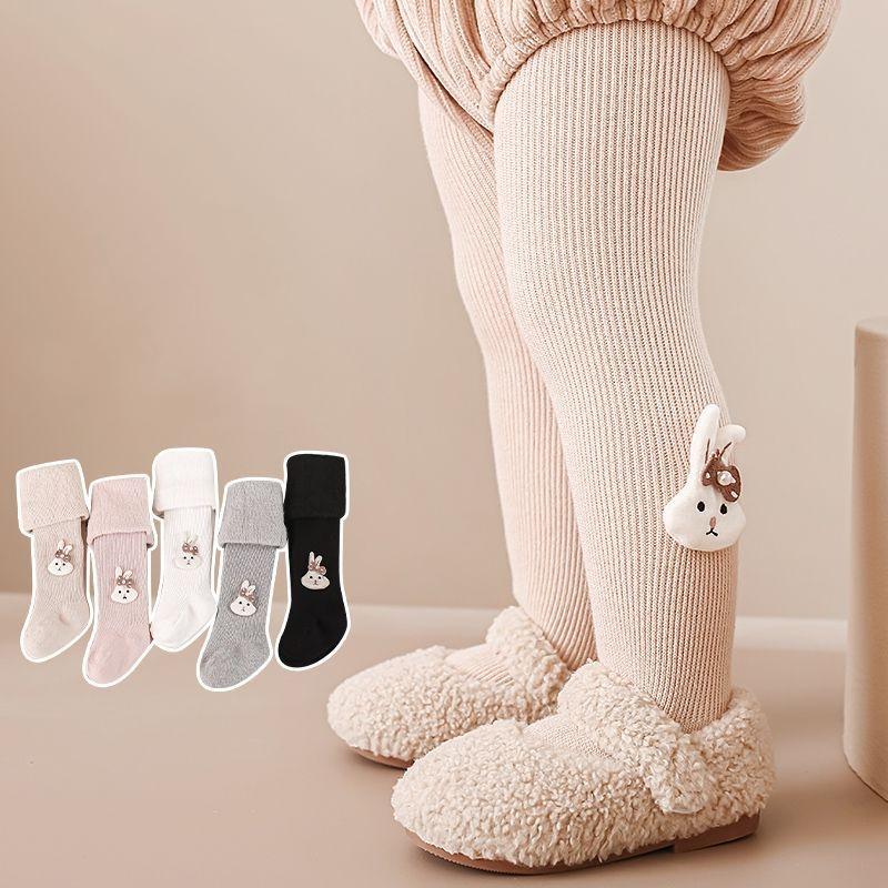 Winter Kids Rabbit Tights For Girls Thick Casual Cotton Toddler Baby Girl Pantyhose Snow Keep Warm Children's Tight