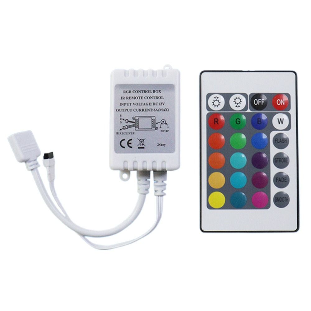 Female Plug to 4Pin Connector LED Light Strip Adaptor RGB Controller  Adaptor Mini RGB Controller
