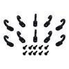 30 Pcs/lot Retro Mini Wall Hooks Hangers Door Wall Mounted Hooks with Screws Home Coats Hat Clothes Rack for Kitchen Bathroom