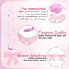 20 Pcs Pink Bow Party Hanging Swirls Decorations Pink Girl Theme Bow Garland Birthday Party Decoration Banner for Baby Shower Bridal Shower