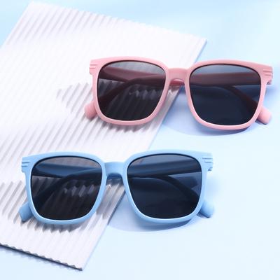 New Children's Silicone Polarized Fashion Cartoon Trendy Ultraviolet Anti-light Simple Sunglasses 23015