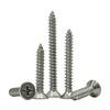 304 Stainless Steel Cross-Recessed Countersunk Self-Tapping Screws