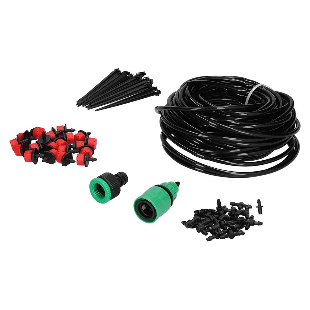 20M 4/7 Hose Garden Irrigation System Automatic Drip Irrigation Kit Adjustable Dripper for Home