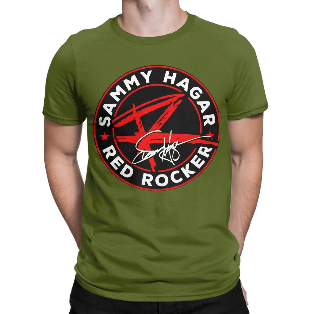Sammyss Hagar Rocker Novelty Graphic 100 Cotton Tshirt Van Halen Tees Tops For Unisex