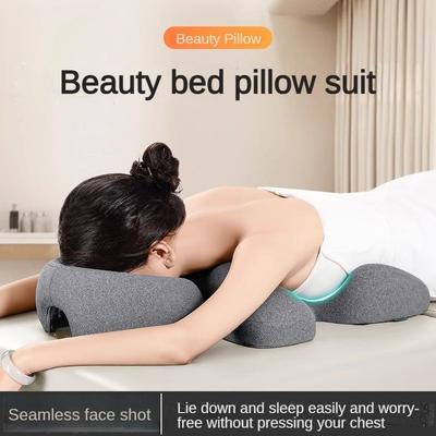 Almofada de Salão de Massagem para Potro de Memória Apoio de Rosto Universal para Massagem SPA Salão de Beleza Almofada Relaxante em Forma de U para Rosto