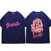 Trend Singer Karol G Graphic T Shirts Men Women Fashion Aesthetics Oversized T-shirts Summer Street Hip Hop Short Sleeve T-shirt