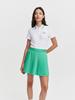 SERGIO TACCHINI W Goat Woven Pleated Skirt (L.Green)