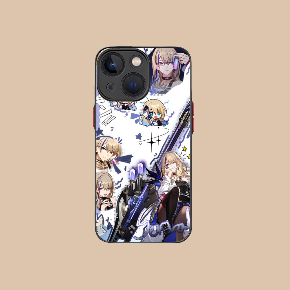 HSR Serval Silicone Mobile Phone Case for iPhone 17 16 15 14 13 12 11 X XR XS Air Pro Max Plus Mini Colorful Cover