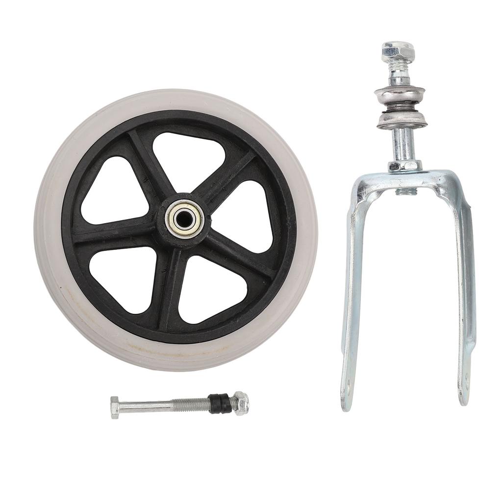 7palcová přední kola invalidního vozíku s přední vidlicí Pohon Ocelová přední vidlice Náhradní díl pro