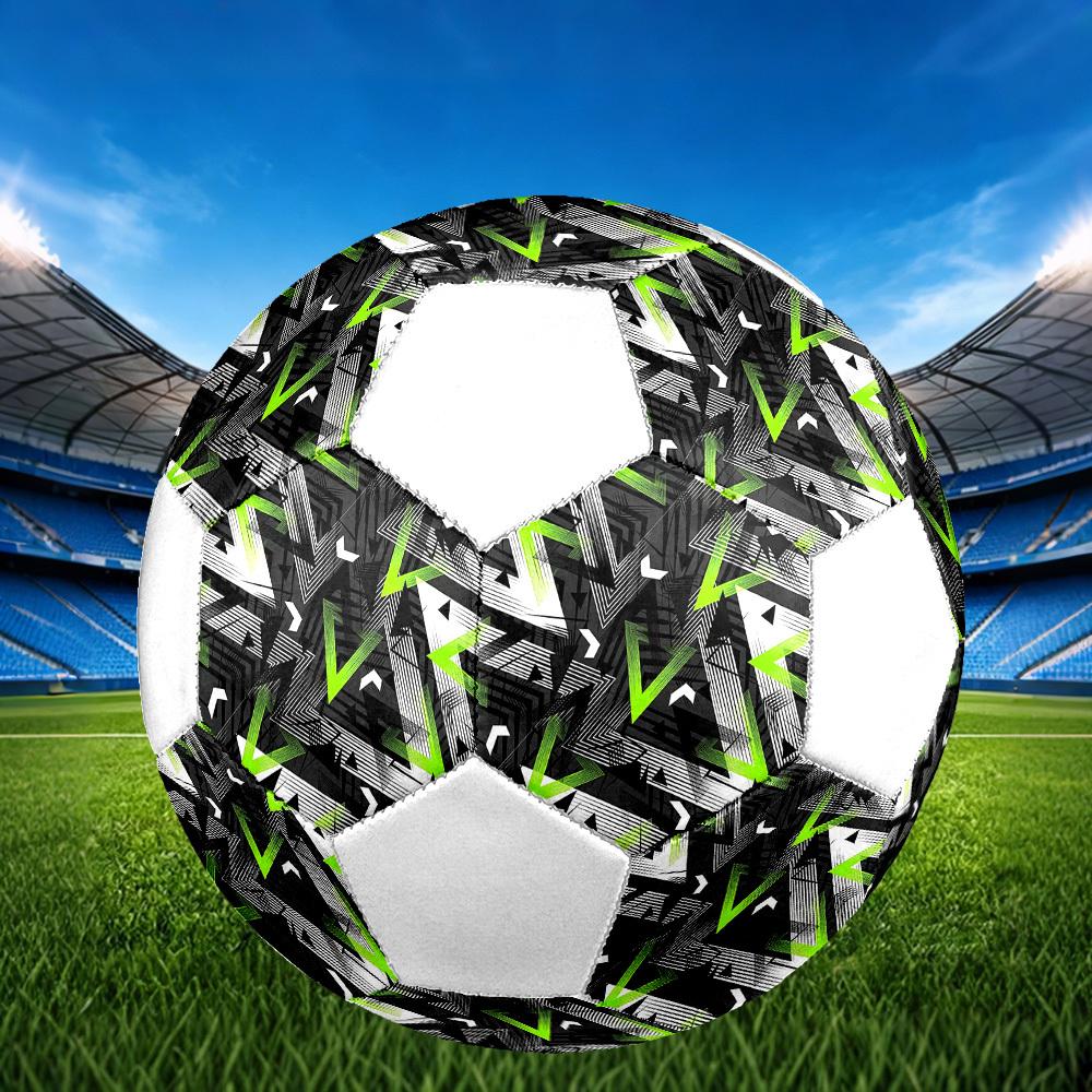 1pc Geometric Triangle Lightweight PVC Training Soccer Ball, Size 5, Suitable for Indoor and Outdoor TrainingGift y60391