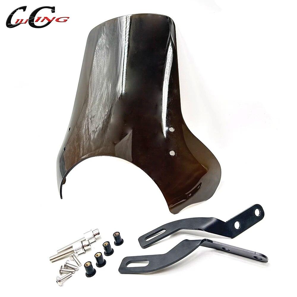 

2022 2023 Scram 411 лобовое стекло мотоцикла Sprot для Himalayan Scram 411 SCRAM411 411cc спойлер на ветровое стекло Himalayan scram411 красно-коричневый